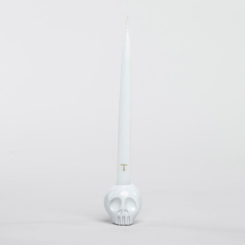 SET CANDELABRO CALAVERA 5.5CM AL 6CM L 6CM AN