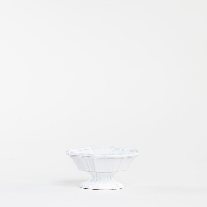 BOWL POSTRE C/PEDESTAL PROVENZAL 6CM AL 14CM L 12CM AN