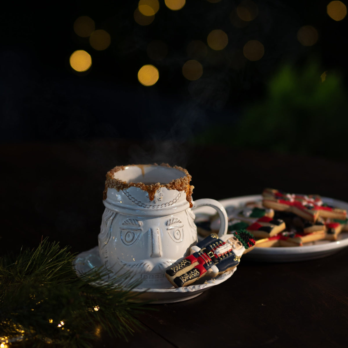 TAZA CASCANUECES - BLANCO CRISTAL